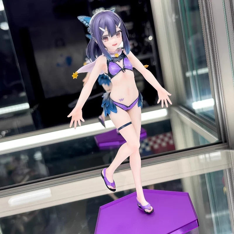 20cm Fate Kaleid Liner Illya And Miyu Swimsuit Ver Anime Gk Action Figure Collectible Model Desk Decoration Gift For Fans