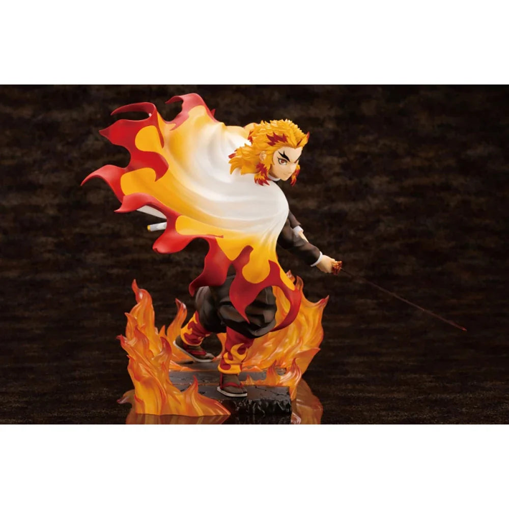 Kotobukiya Original ARTFX J Statue Demon Slayer Rengoku Kyoujurou Anime Collectile Figure Model Action Figure Toys Gifts