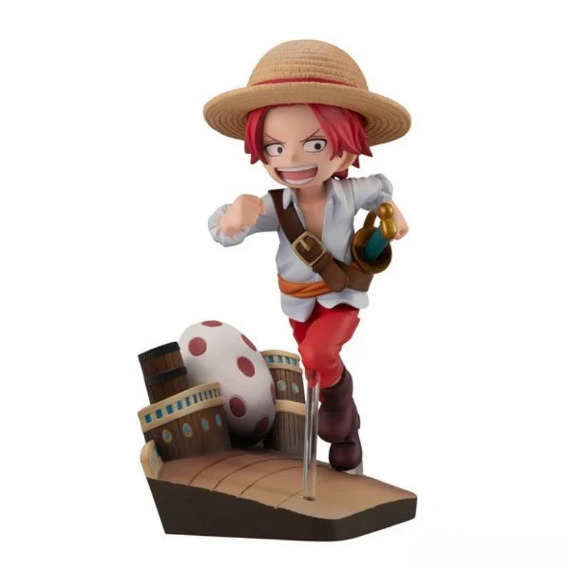 MegaHouse Original Genuine Anime One Piece Akagami No Shanks G.E.M. Run!Run!Run! 12cm Collections Models Toy Figures Xmas Gifts