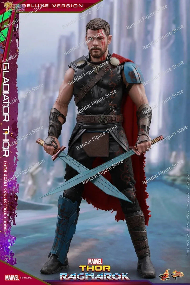 HT HotToys MMS445 Luxury Edition 1/6 Collectible Gladiator Thor3.0 Action Figure Thor：Ragnarok Marvel Original 12" Full Set Doll