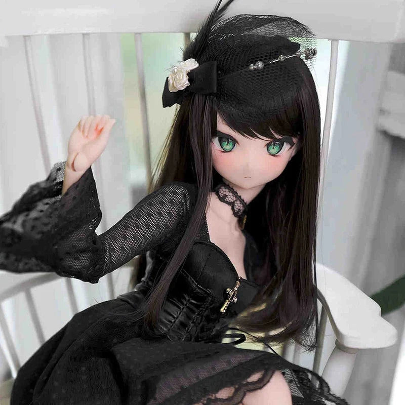 BJD Doll Body 1/4 BINJIE Body Girl Resin Figures Toy Girl Doll Hobbies Action Figure Valentine Gift for Girl OUENEIFS