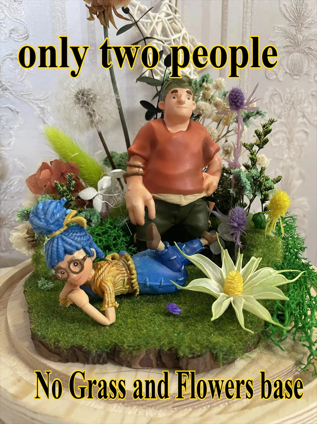 It Takes Two Custom Collection Model with Base Birthday Gifts Toy Figures