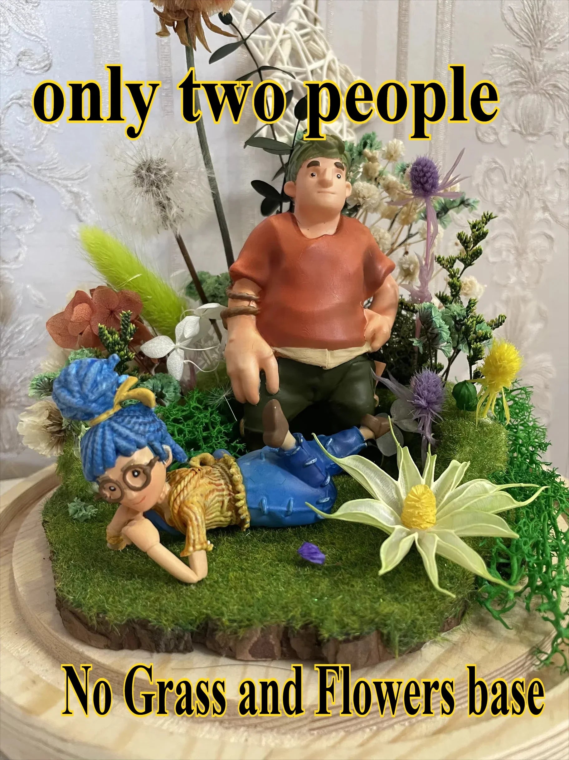 It Takes Two Custom Collection Model with Base Birthday Gifts Toy Figures