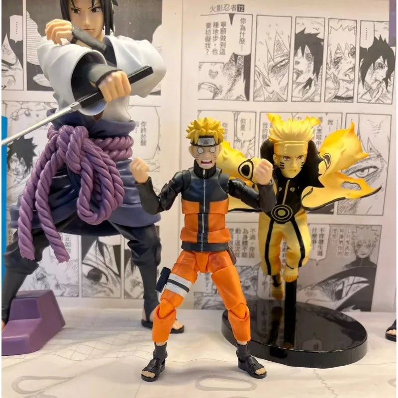 Bandai SHFiguarts 2.0 Jiraiya Kakashi Hatake No 1 Naruto top 99 Sasuke Orochimaru Uchiha Madara SHF Anime Figure Action Toy