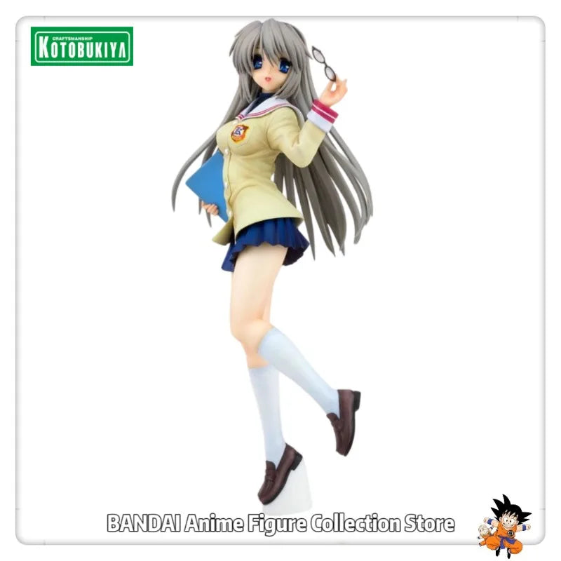 Auf Lager Original KOTOBUKIYA 4-Leaves CLANNAD Sakagami Tomoyo Uniform Ver. Spielzeug Geschenke Dekoration Sammlung Modelle Figuren