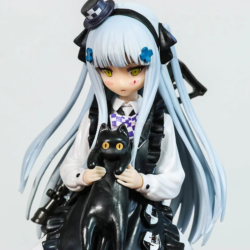 Hk416 Girls Frontline Anime 21cm Groza Model Doll Pvc Anime Action Figure Collect Statue Decoration Children'S Toy Birthday Gift