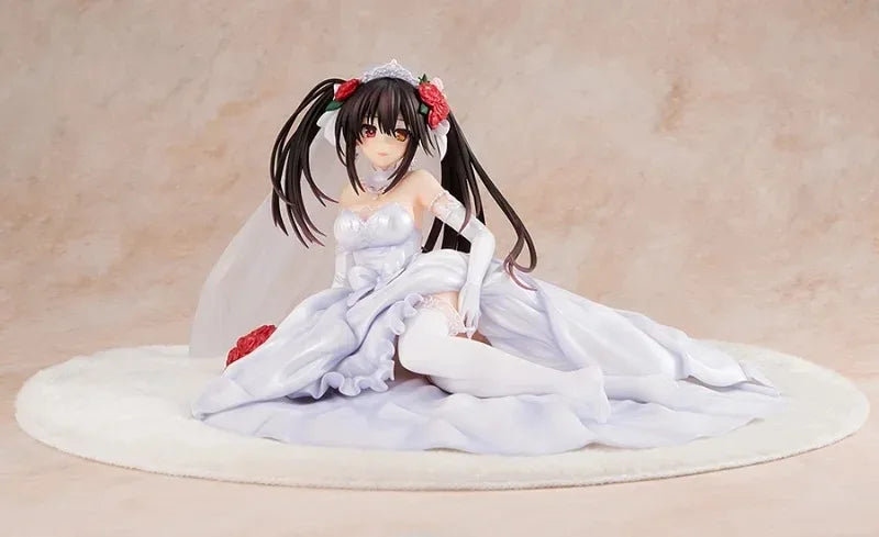 KADOKAWA:DATE A LIVE Tokisaki Kurumi Wedding dress VER.13cm PVC Action Figure Anime Figure Model Toys Collection Doll Gift