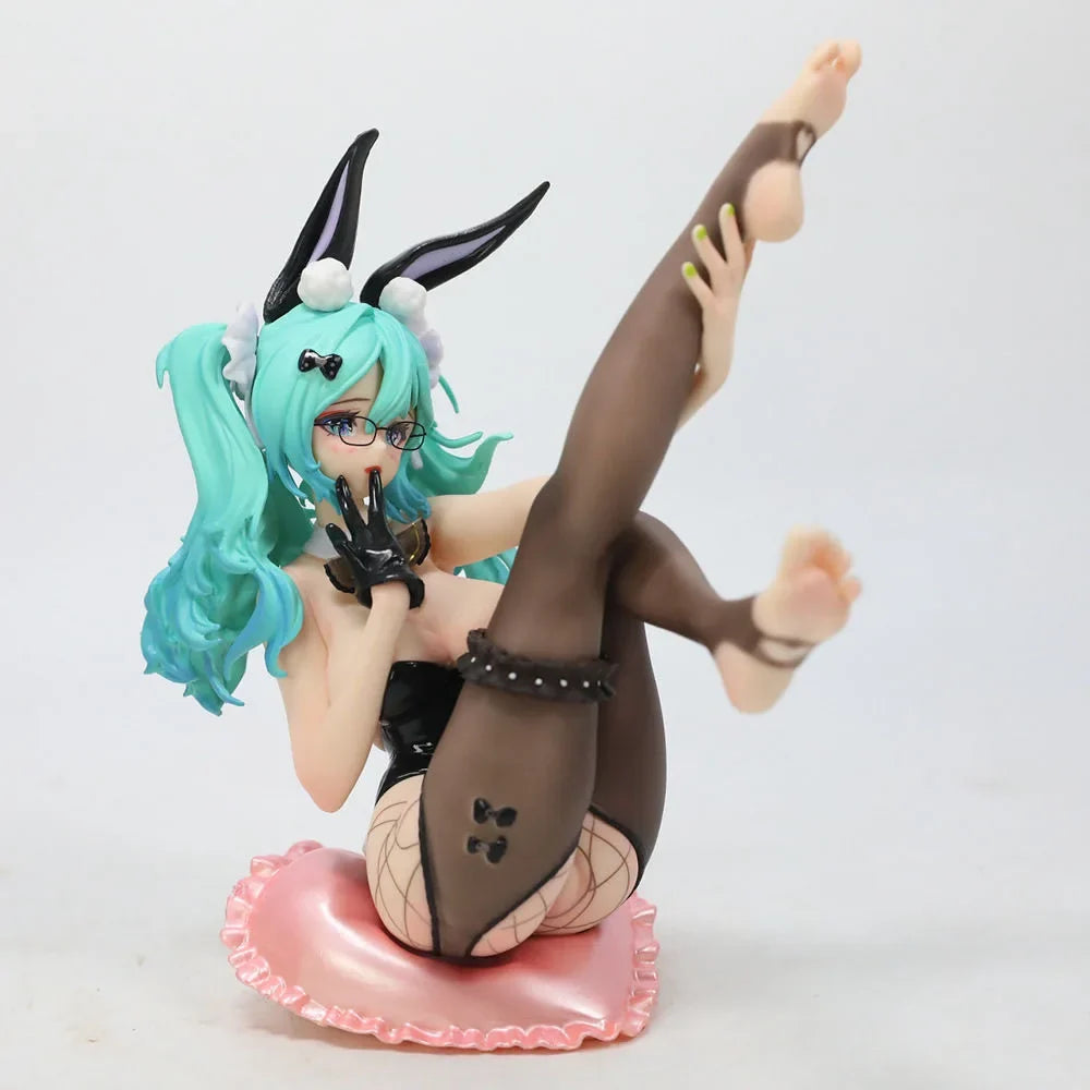 Anime Bunny Ear Girl Little Left Scene Model Cute Figure Sexy Bunny Girl Desktop Decoration Ornaments Toys Friend Gifts 18cm