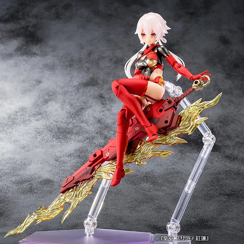 In Stock Original Genuine Kotobukiya Model Kits Megami Device (16) Auv Susanowo & Guren & Souen 1/1 H=200~220mm Mecha Girl Model