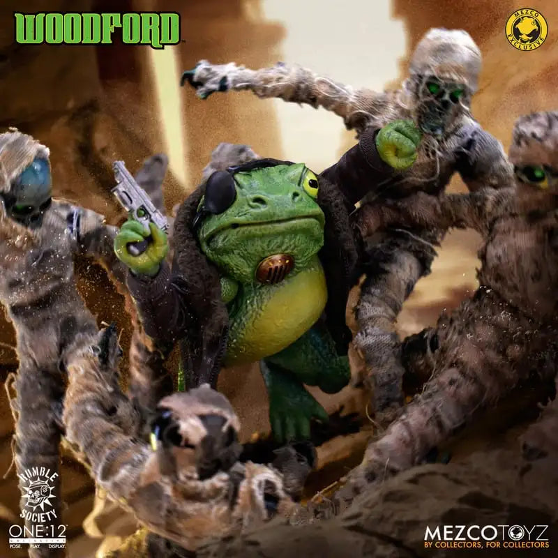 Original In Stock Mezco One: 12 1/12 Scale Soldier Frog Butler Woodford Full Set 6inch Action Figure Model For Hobby Collection