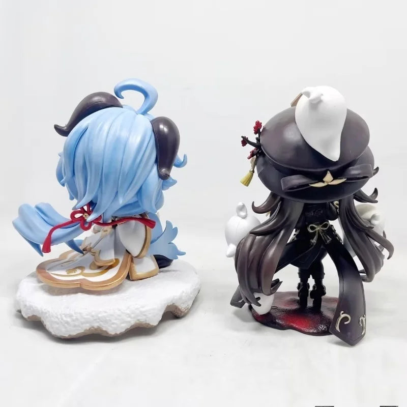 Cute Genshin Impact Figure Figurine Yae Miko Ganyu Hu Tao PVC Model Art Craft Desk Decor Ornament Gift