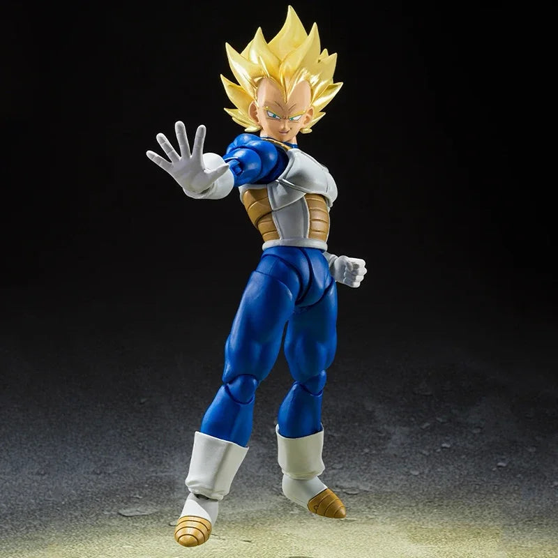 Super Saiyan Vegeta S.H.Figuarts Dragon Ball Z DBZ Actionfigur Modell Spielzeug Raumornament Geschenk