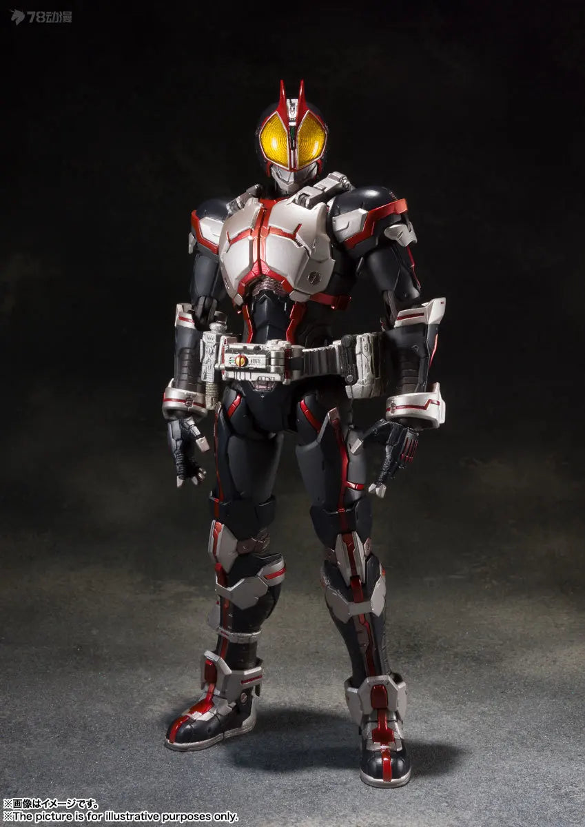 BANDAI Original S.I.C.series Yoichi Sakamoto Kamen Rider Faiz Arena Anime Action Figure Model Toys Movable Model Gifts Fo Boys