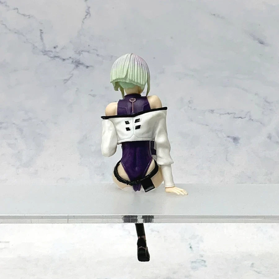 17cm Cyberpunk Edgerunners Anime Figure Super Hacker Lucy Action Figure Street Man David Figurine PVC Adult Collection Model Toy