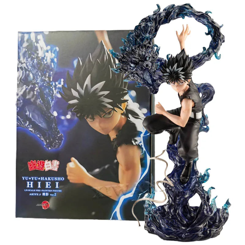23cm ARTFX J YuYu Hakusho Hiei Anime Figure Youko Kurama/Yusuke Urameshi/Shuichi Minamino Action Figure Gk Model Doll Toys Gifts
