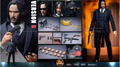 AT Custom Original 1/12 Keanu Reeves Suit Cloth Movable Man Action Figure John Wick：Chapter 4 Movie Original Mini 6" Soldier