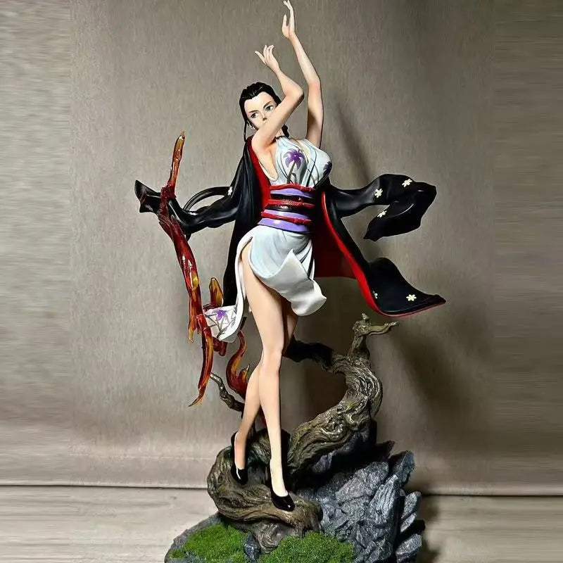 One Piece Anime Figure Collectible Toys 2D Beautiful Girl Demon's Daughter Nicole Robin Replacement Model Doll for Display