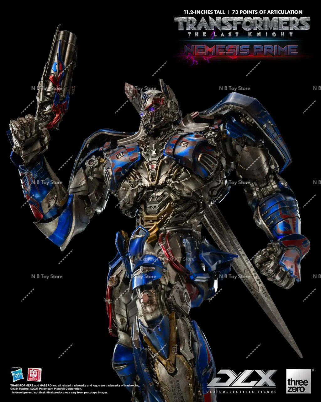 Original ThreeZero 3A G1 MDLX Transformation DLX Battle Damage Verson OP Prime 73 Points of Articulation High Quality Figure
