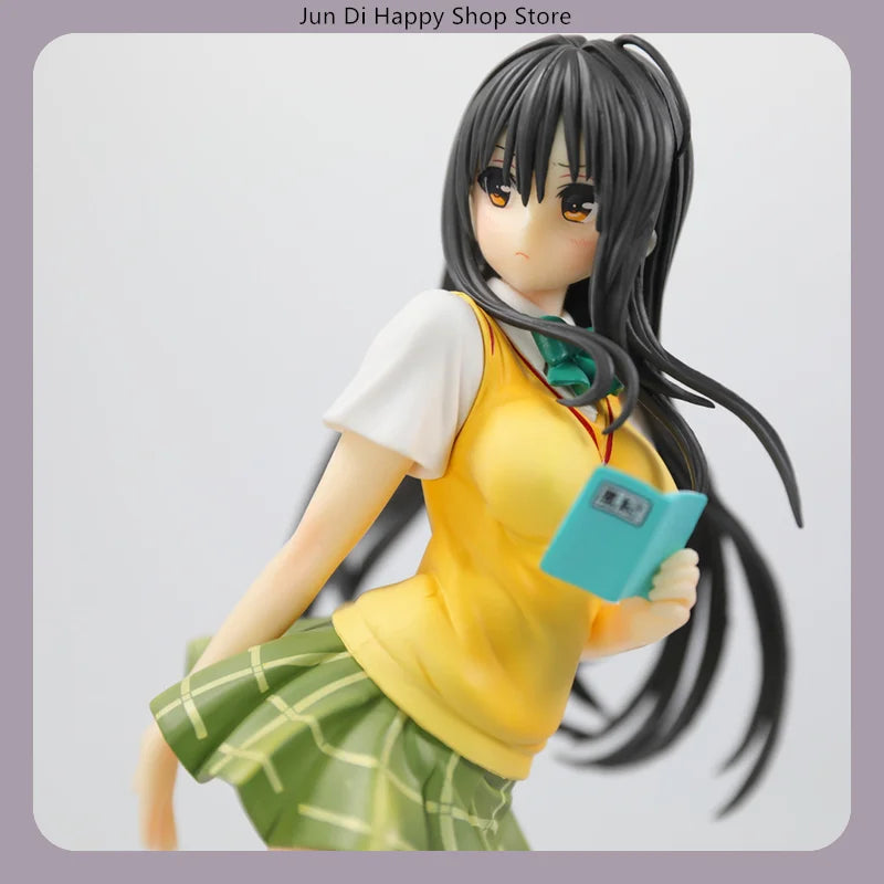 22cm To Love-Ru Yui Kotegawa Looking Back Pose Anime Figure Model Statue Collection Desktop Decoration Ornament Toy Gift