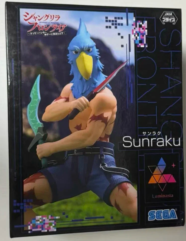 In Stock Japan Banpresto Original Shangri-La Frontier Sunraku Collection SEGA Anime Figures Collectible Model Boy Toys Ornament