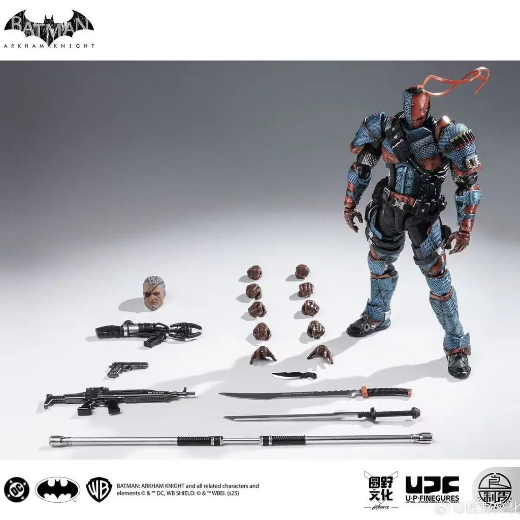 Pre-sale LPZZ 1/12 ROUNO CUEURE DC002 Deathstroke Arkham Knight Action Figure Model Movable Collectible Model Anime Figure Toys