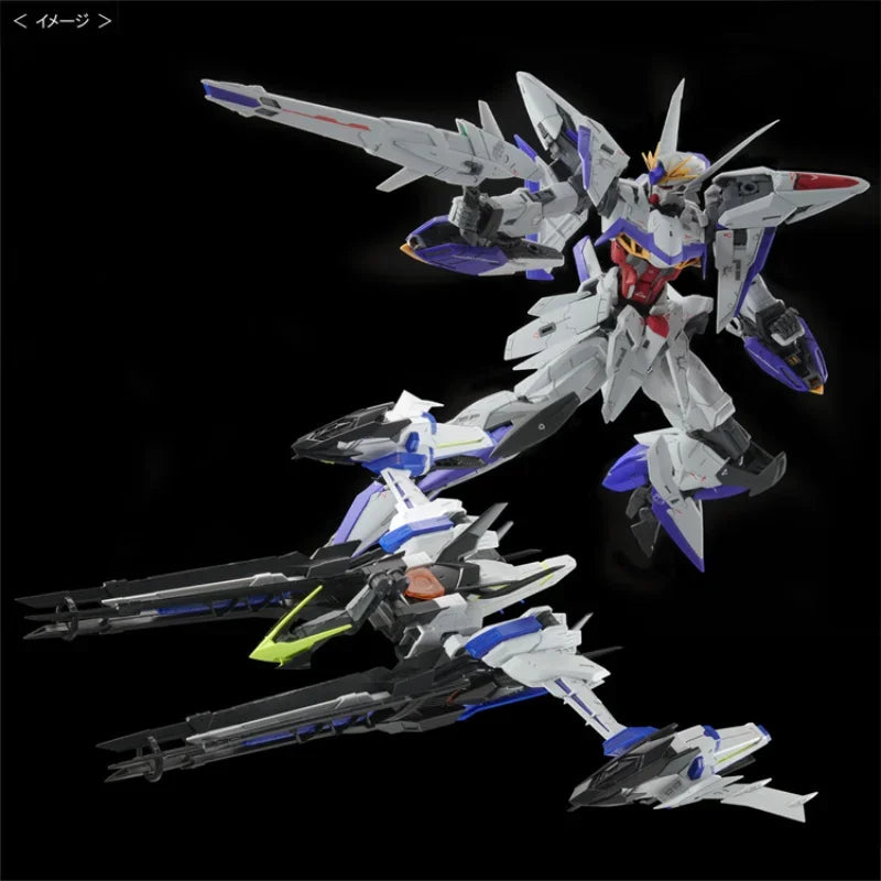 Bandai Original Gundam Model Kit Anime Figure PB MG ECLIPSE GUNDAM+RAIJIN STRIKER Action Figures Toys Gifts for Children