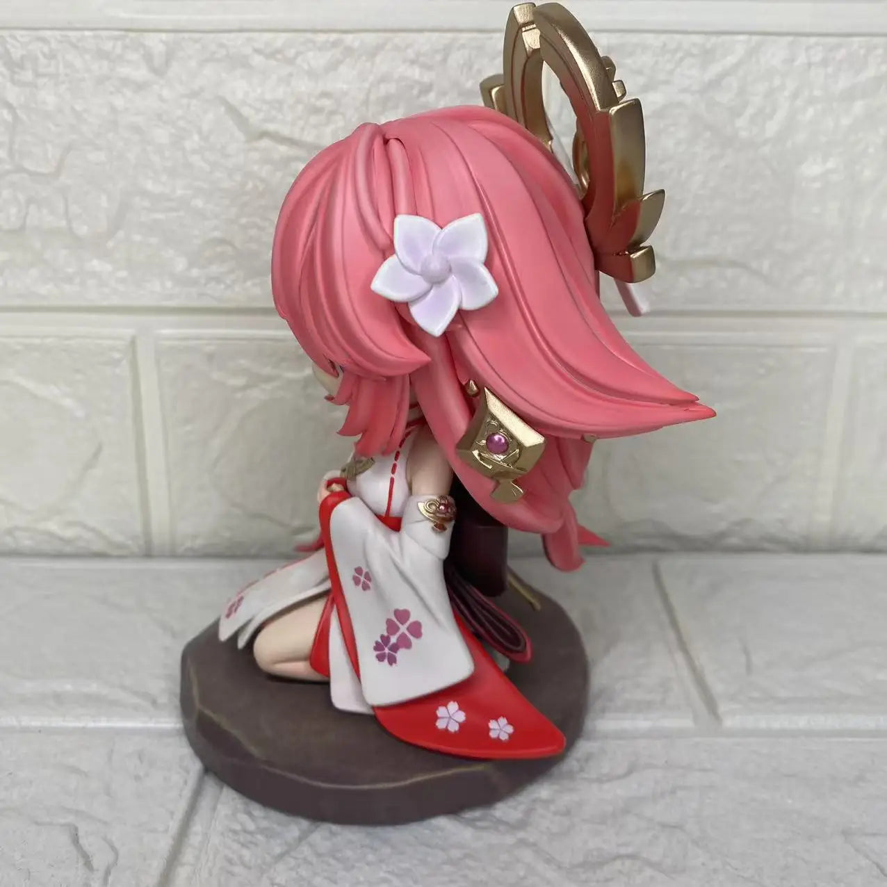 Genshin Impact game peripheral Q version eight god son -13.5CM beautiful girl anime statue model chassis handmade decorations