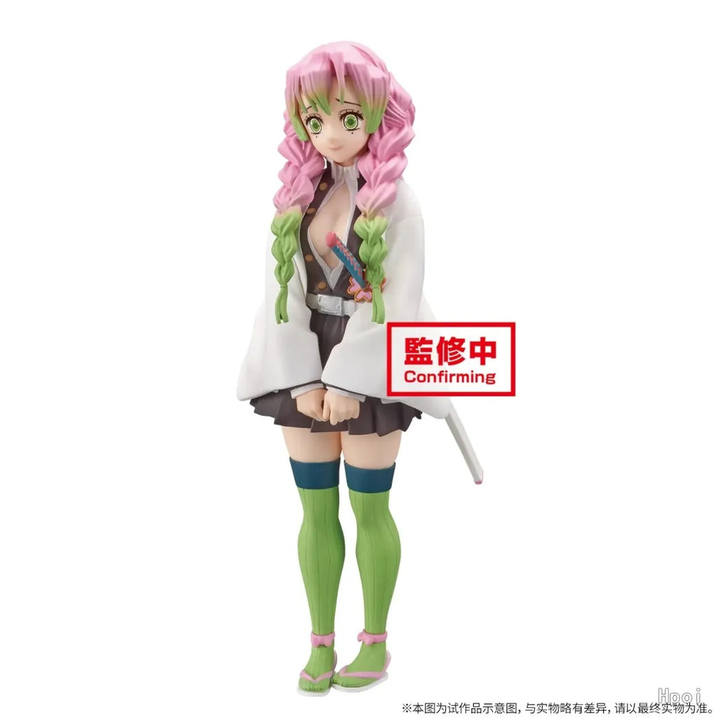In Stock Original BANDAI BANPRESTO Demon Slayer: Kimetsu No Yaiba Kanroji Mitsuri 16cm PVC Anime Action Figures Toy Gift