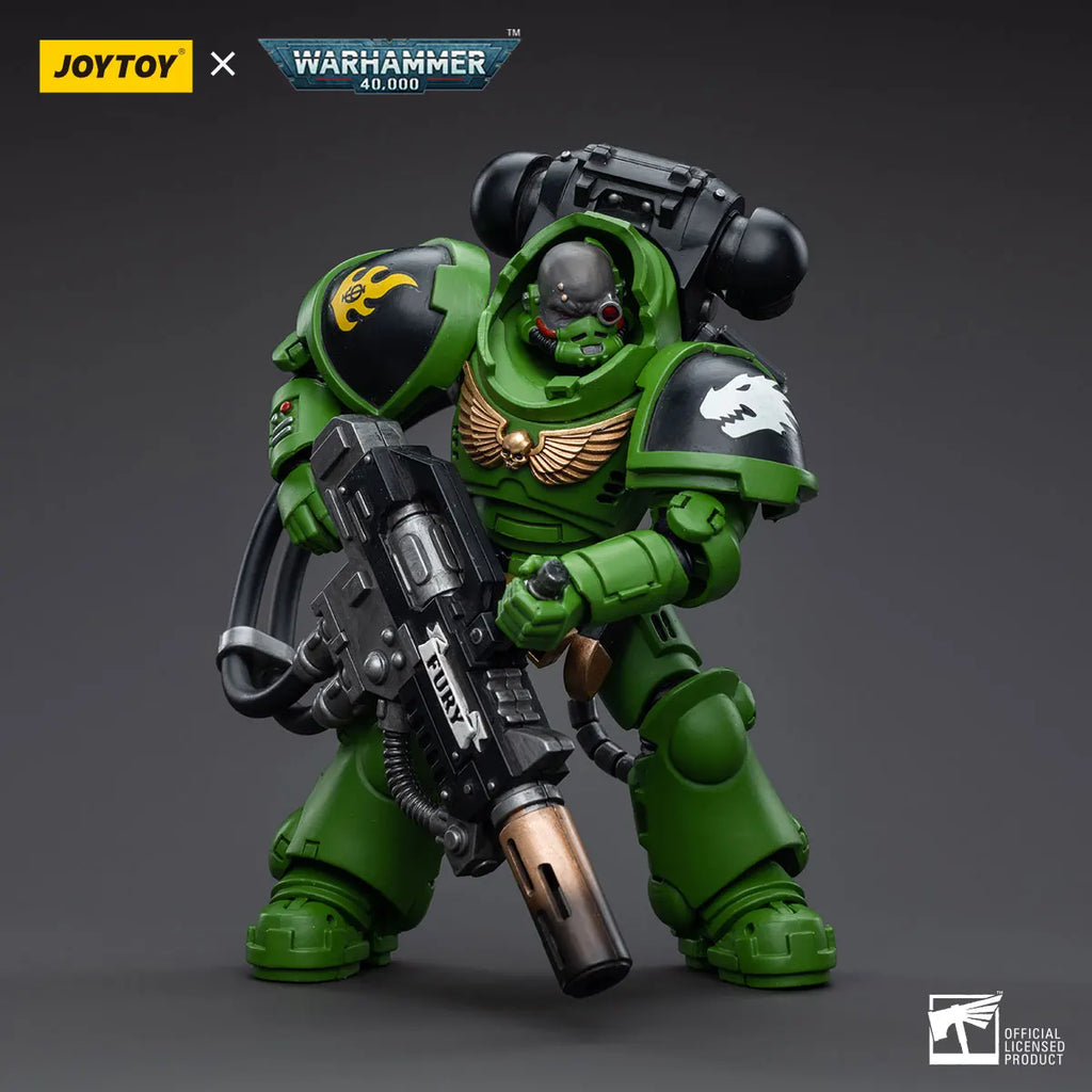 Pre-Order] JOYTOY Warhammer 40K Salamanders  Captain Adrax Agatone Eradicators Brother T'Kren Sergeant Bragar Action Figure Toys
