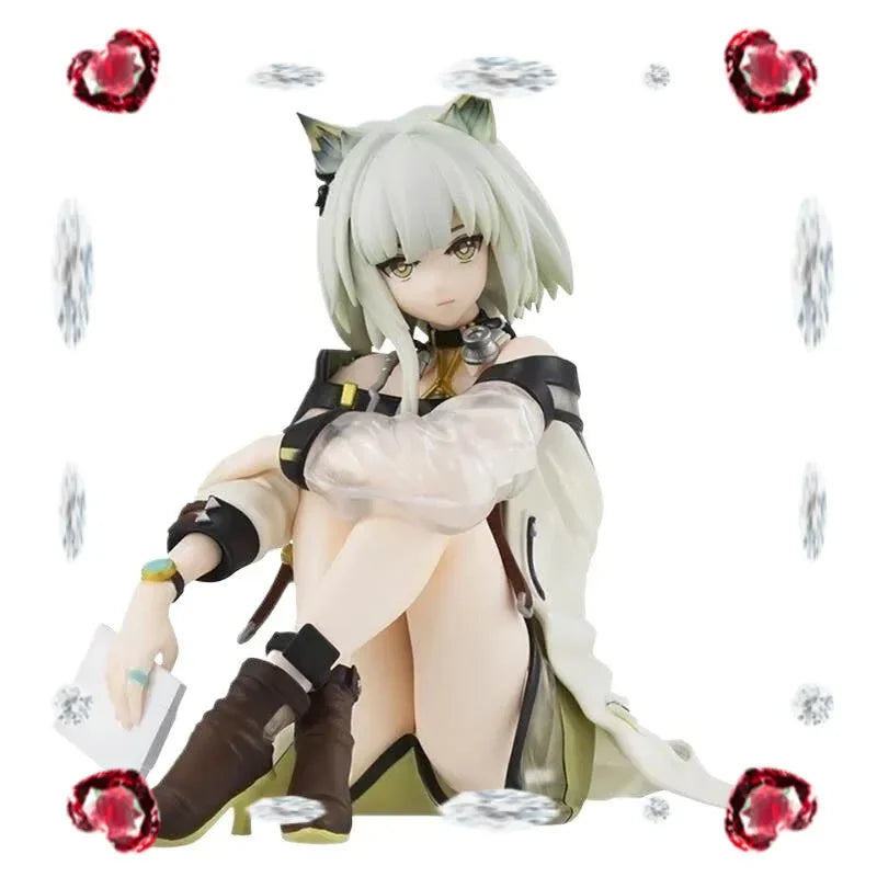 Arknights Kal'Tsit Sitting Pose Anime Figure Noodle Stopper Collectible Desktop Ornament Birthday Gift For Fans
