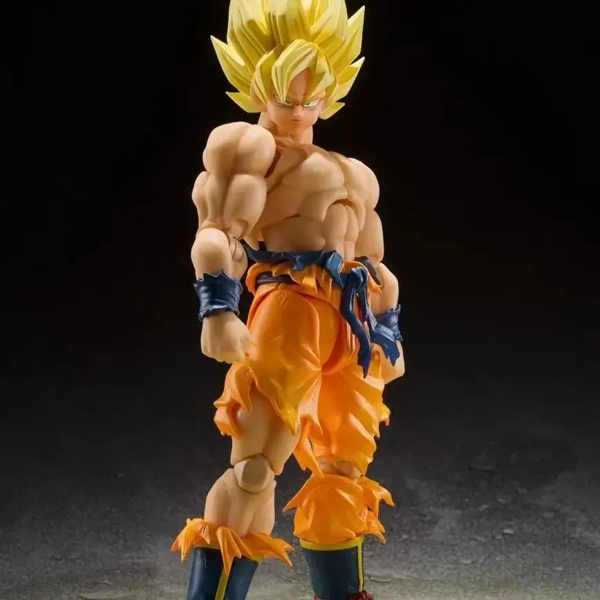 Bandai Shf Dragon Ball The First Version of The Legendary Super Saiyan 3.0 of Sun Wukong Can Be Done By Hand