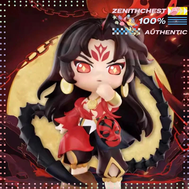 Authentic POPMART Onmyoji Series Blind Box Figure Chic Collector's Item Desktop Accent Premium Present for Onmyoji Devotees