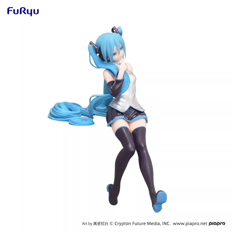 In Stock Original FuRyu Hatsune Miku ‌Art By Noodle Stopper Figure Desktop Ornaments Model Collection Toy Gifts Brand New Boxed