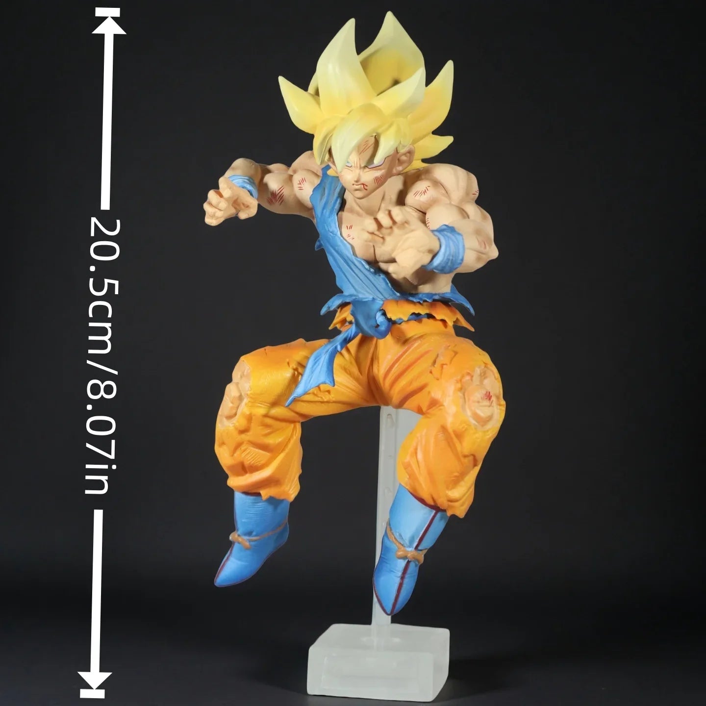 Dragon Ball 20.5cm Sun Goku Super Saiyan Action Figure  Model Ornament Toy Doll Collection Birthday Gift Christmas Gi