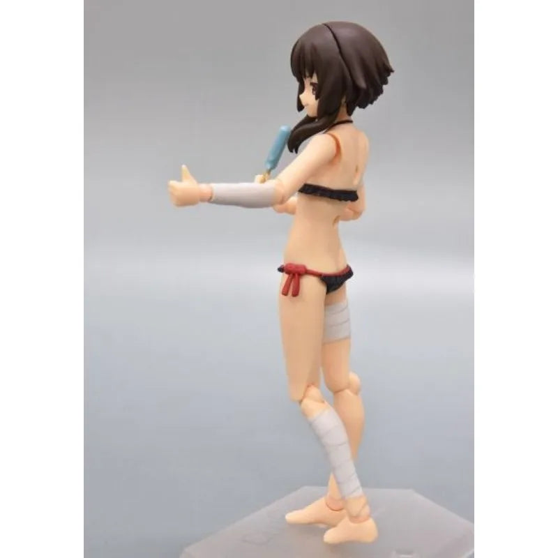 Max Factory Figma EX-056 Megumin - Swimsuit Ver., 125mm Movable Doll, PVC/ABS Material, All-Ages Action Figurine for Collectors