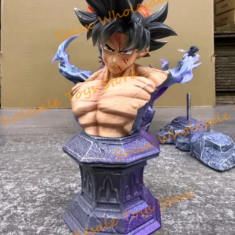 LK Factory Dragon Ball Anime 42cm Ultra Instinct Son Wukong Gk Model Trending Toys Surroundings Action Figure Collectible Toys