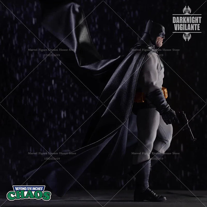 1/12 Scale Night Justice Police Bat Hero Wayne City Defender  6-inch Full Set Action Figure Male Soldier In Stock CHAOS 002