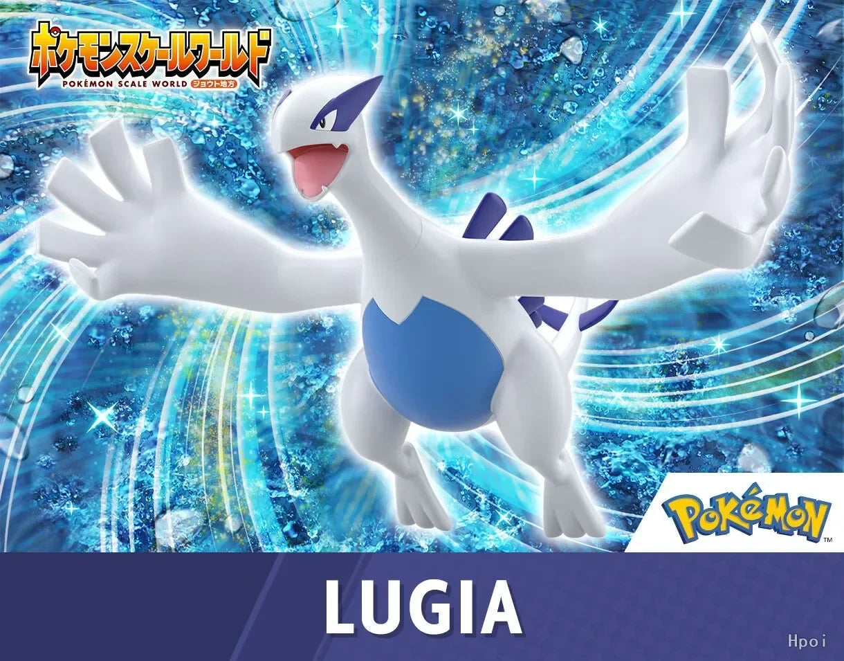 Bandai Original Pokemon Scale World Jouto Region Houou Lugia Anime Figures Collection Gifts Model Ornaments