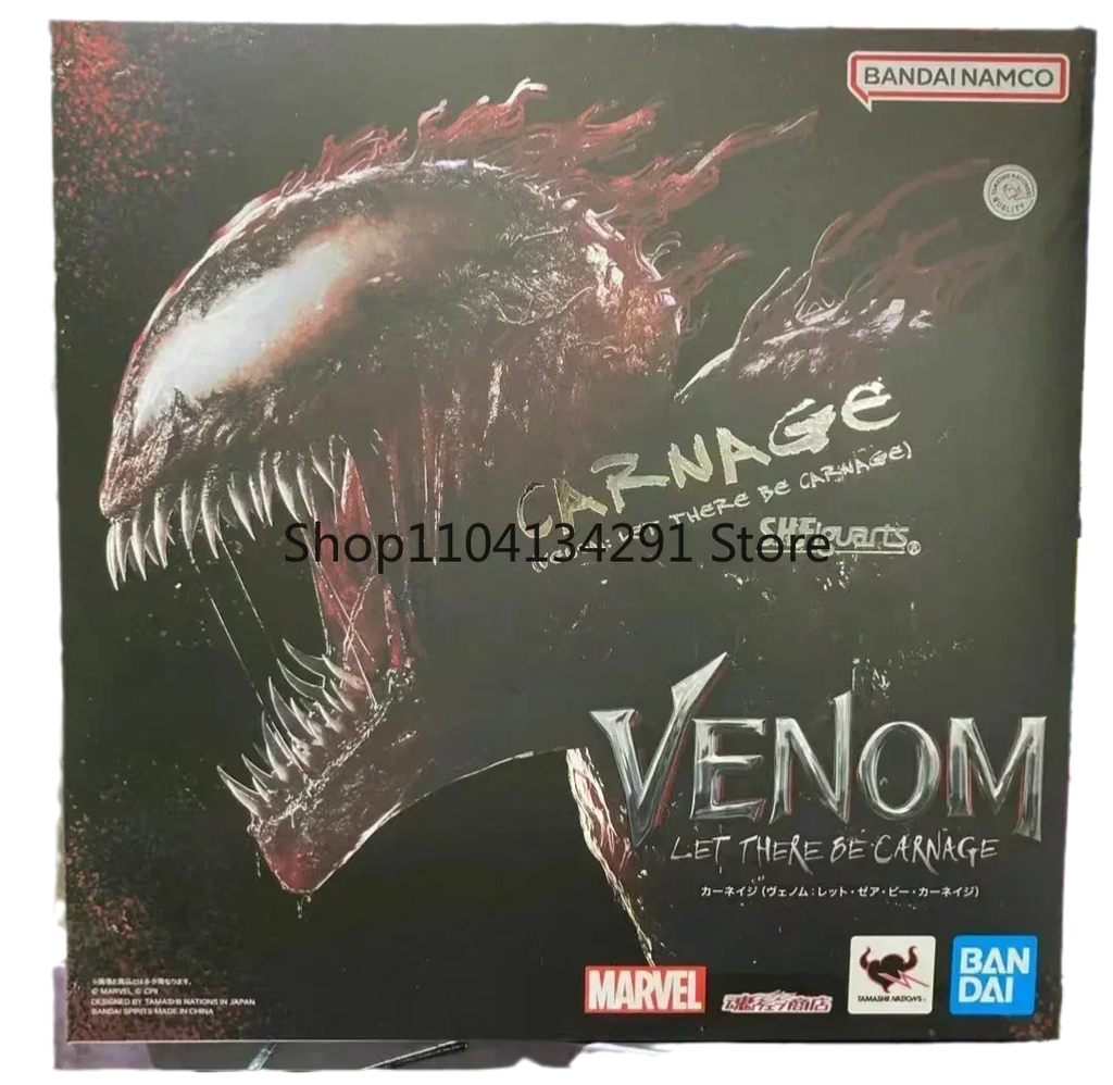 Bandai Soul Limited Edition SHF VENOM Venom 2: Let There Be Carnage Carnage Marvel Universe Actionfigur Sammlerstück Geschenk