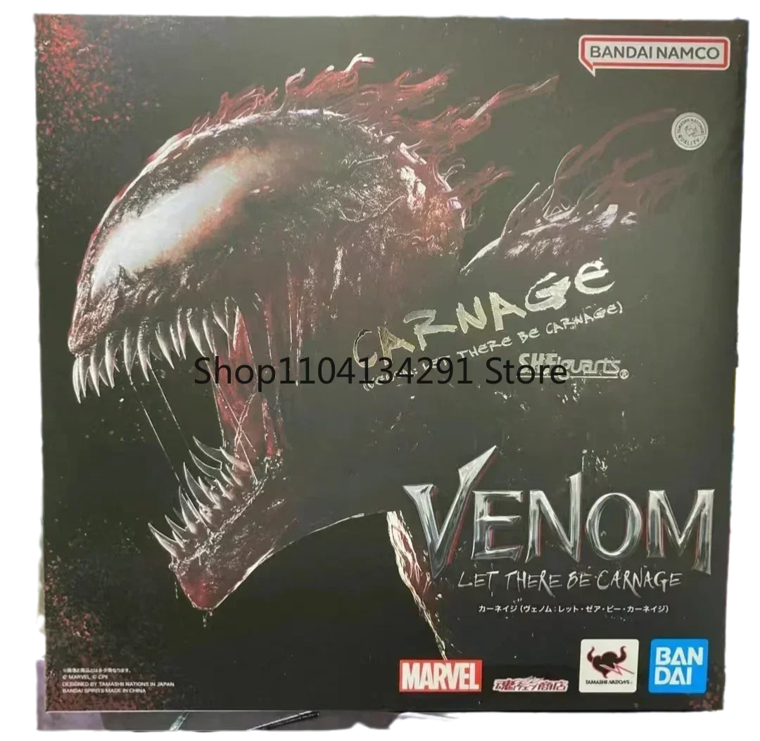 Bandai Soul Limited Edition SHF VENOM Venom 2: Let There Be Carnage Carnage Marvel Universe Actionfigur Sammlerstück Geschenk