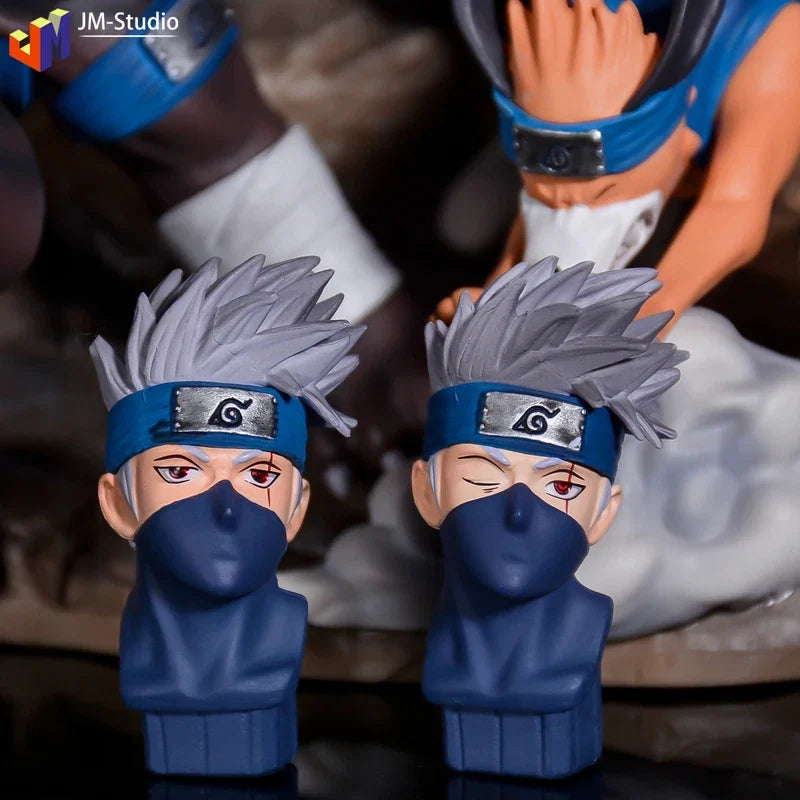 Naruto Shippuden Anime Figures Hatake Kakashi GK Oversize Model 36cm Action Figure Statue PVC Figurine Figma Collectible Toys