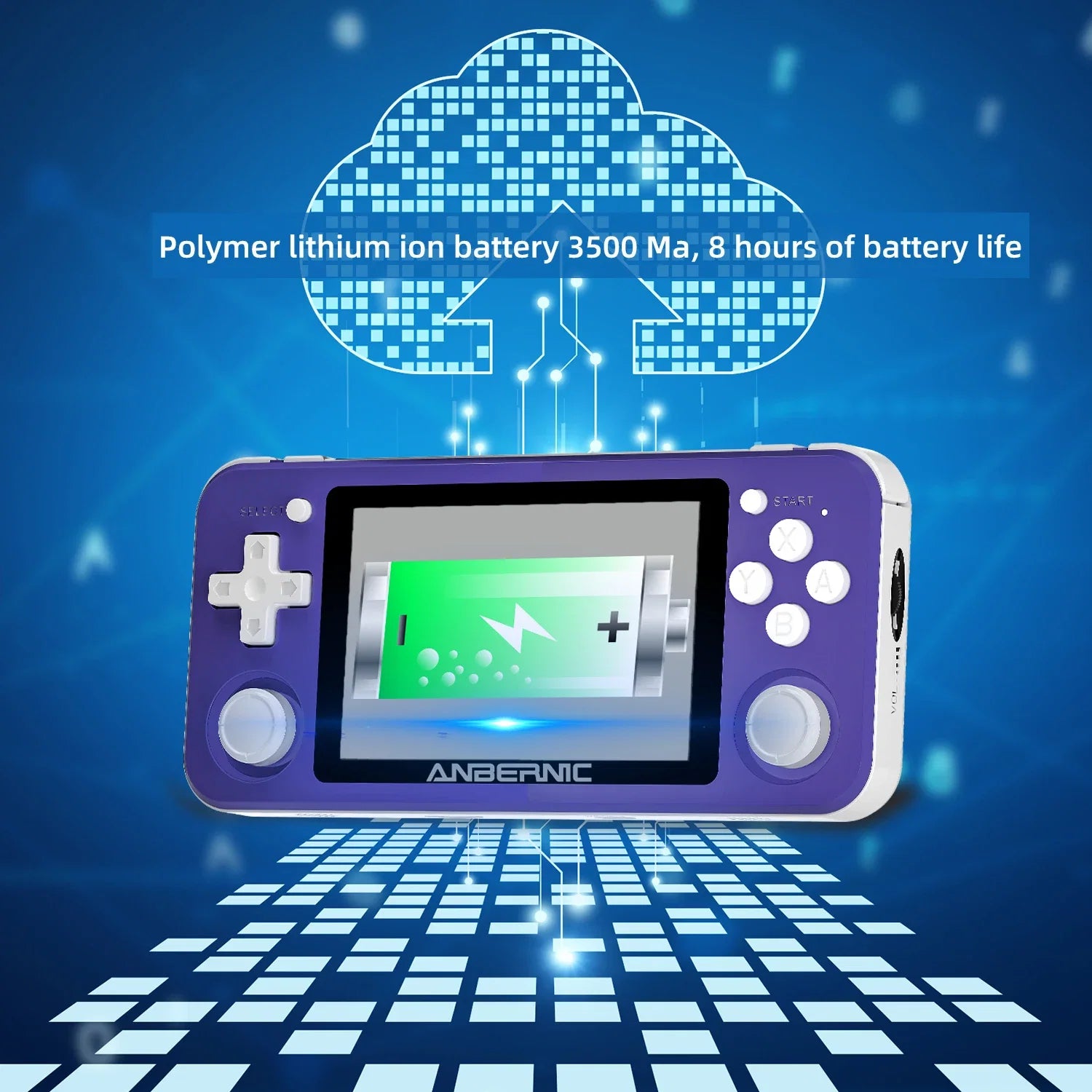 ANBERNIC RG351P Retro Game RK3326 64G Open Source System 3.5 inch IPS Screen Portable Handheld Game Console RG351 Gaming Player