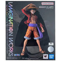 Original  BANDAI SPIRITS IW IMAGINATION WORKS ONE PIECE Monkey D. Luffy Anime Figure Model Collecile Action Toys Gifts