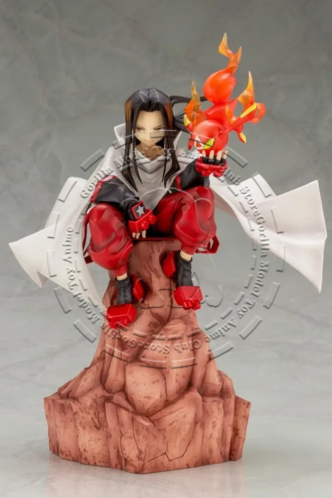 In Stock Original Genuine KOTOBUKIYA ARTFX J Shaman King Hao Asakura Statue 260mm Anime Figure Japanese Collectible Model Kit