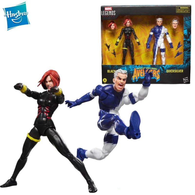 【Vorverkauf April 2026】Neue Original Hasbro Marvel Legends Serie BLACK WIDOW/QUICKSILVER Actionfiguren Geschenk Spielzeug Modell