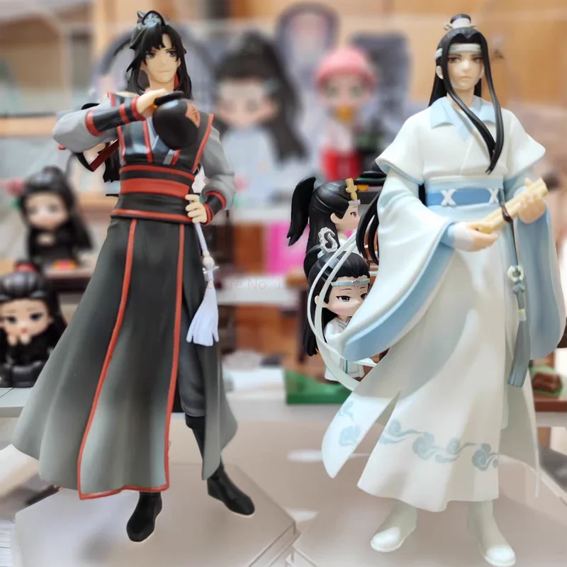 Mo Dao Zu Shi Wei Wuxian Lan Wangji Action Figures Model Dolls Figurines Pvc Anime Statue Collection Children Toy Gifts Decor