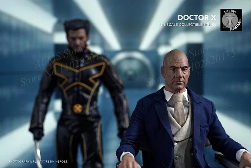1/6 Scale Collectible Figure X-Men Professor X Charles Francis Xavier Patrick Stewart Full Set 12" Men Soldier Action Figure Toy