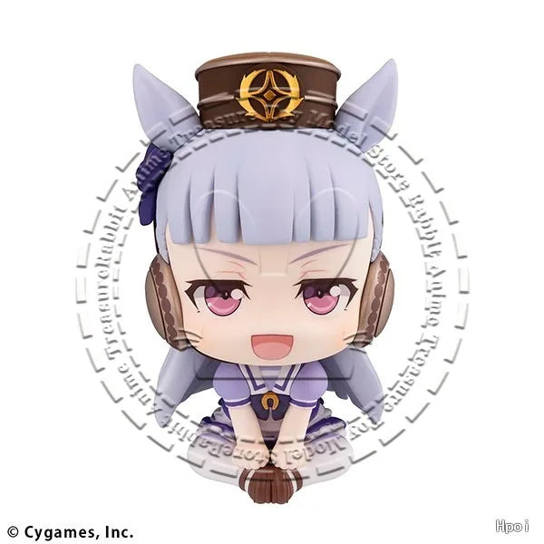 In Stock Original Genuine MegaHouse Look up Uma Musume Pretty Derby Gold Ship Chibi Figure Collectible Display Gift