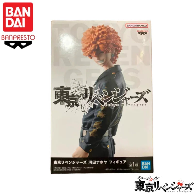 Auf Lager Bandai Original Tokyo Revengers Kawata Naoya Anime Charaktere Modell Spielzeug Statue Garage Sammlerstücke Ornamente