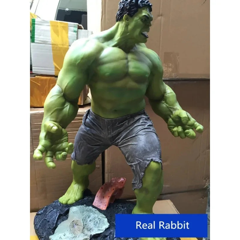 60cm 1/4 Scale Green Giant Hulk Thanos Resin Superhero Figure - Large Size Home Decoration Collectible Model Gift